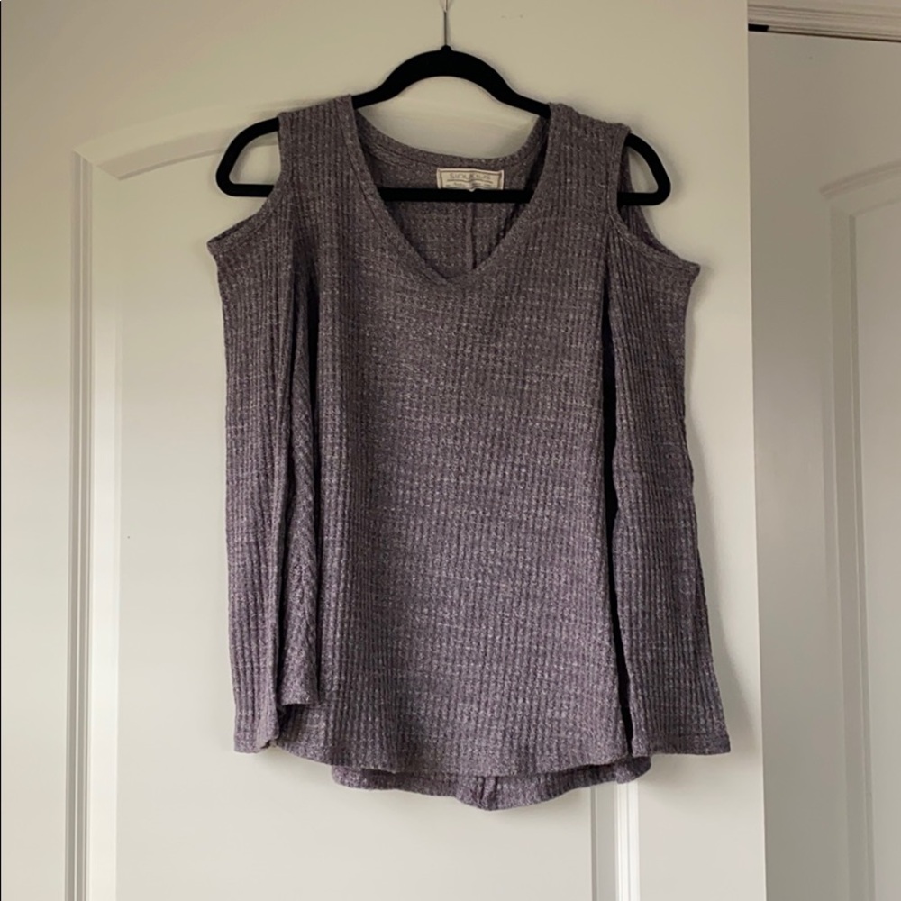 Cold Shoulder Sweater